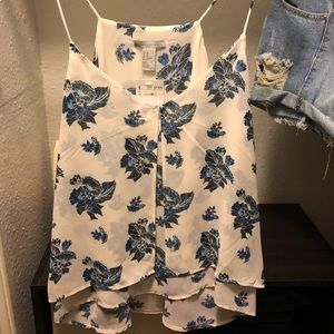 H&M floral tank